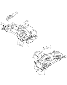 Part Location Diagram of 02004846-4021 Cub Cadet Deck Assembly 50